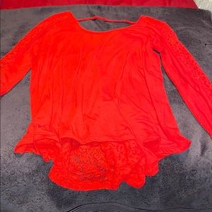 Torrid lace blouse size 0